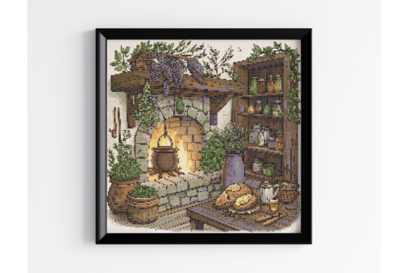 Download Vintage Kitchen Cross Stitch Pattern - Vintage Collection
