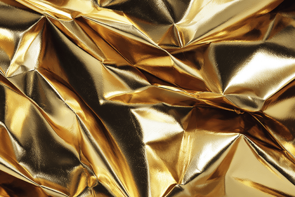 Download Golden Wrinkled Metallic Foil Texture - Premium Resources
