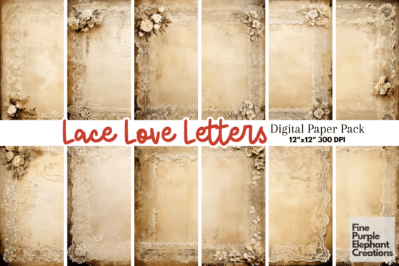 Download Vintage Wedding Scrapbook Background - Vintage Collection