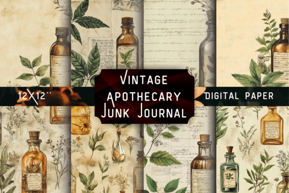 Download Vintage Apothecary Junk Journal - Vintage Collection
